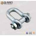 Marine Hardware Drop Forged Galvanized Colored Steel Shackles